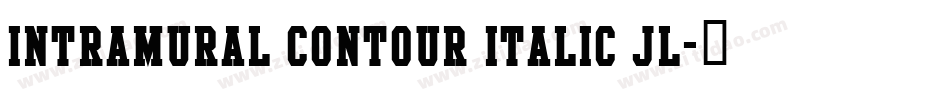 Intramural Contour Italic JL字体转换